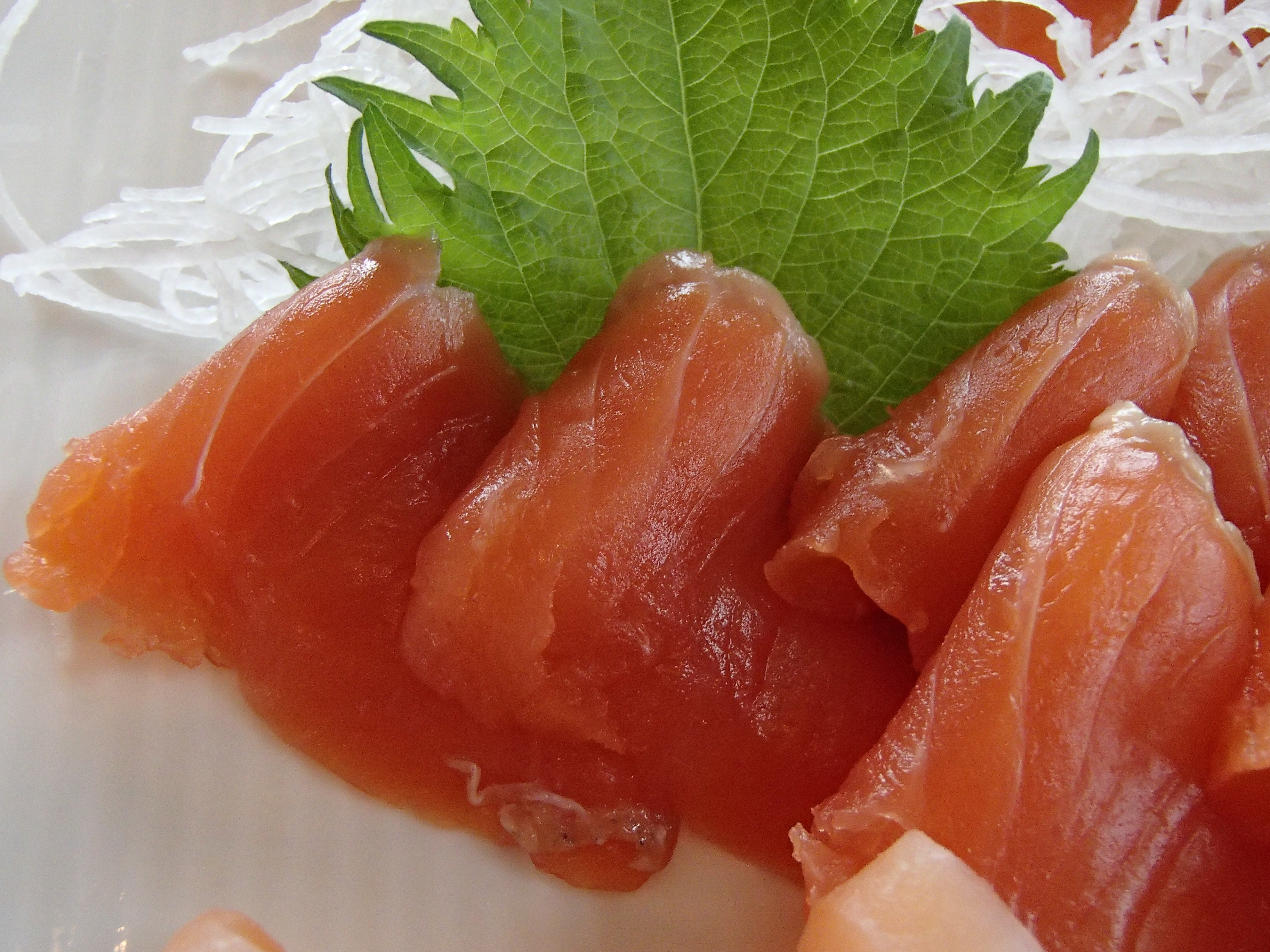 P3250012イトウ刺身 イトウの刺身