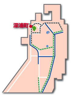 町の所在地マップ